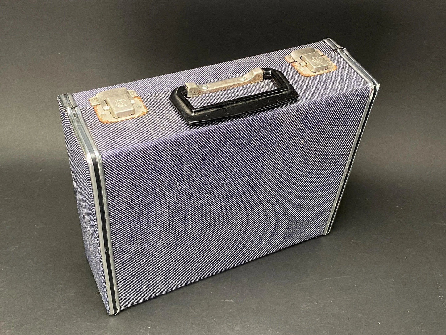 RARE Riichi Mahjong, Japanese MVC Mah Jong Set, 4 Red Fives Aka Dora, Unique Navy Blue Big Case, Tile dealing game