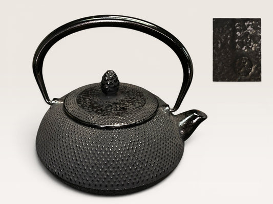 Vintage Nanbu Tekki Tetsubin Teapot Spotted