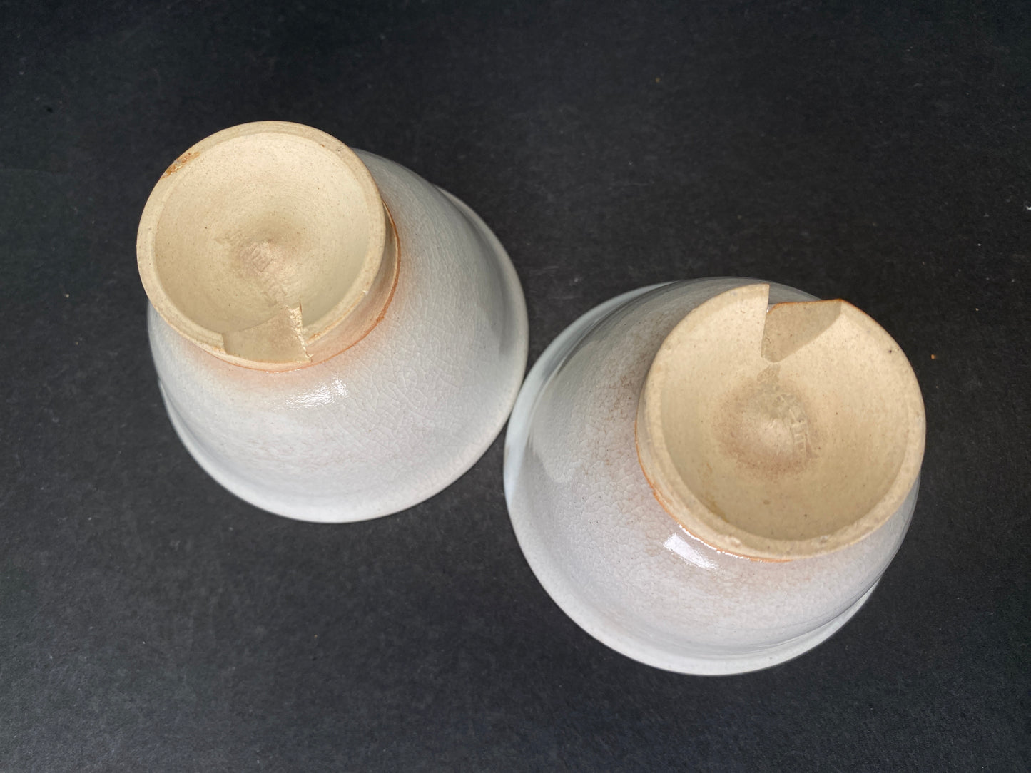 Hagi Ware Yunomi Sake Cups: Signed Japanese Pottery for Tea and Sake, 4 Styles of Rustic Ceramic Teacups