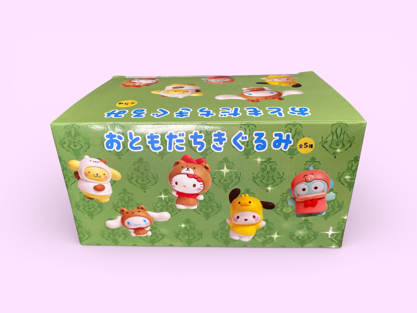 Sanrio Characters Friends Costume Blind Box, Hello Kitty Pompompurin Cinnamoroll Mascot Figure, Gashapon Mini Toy Secret Surprise