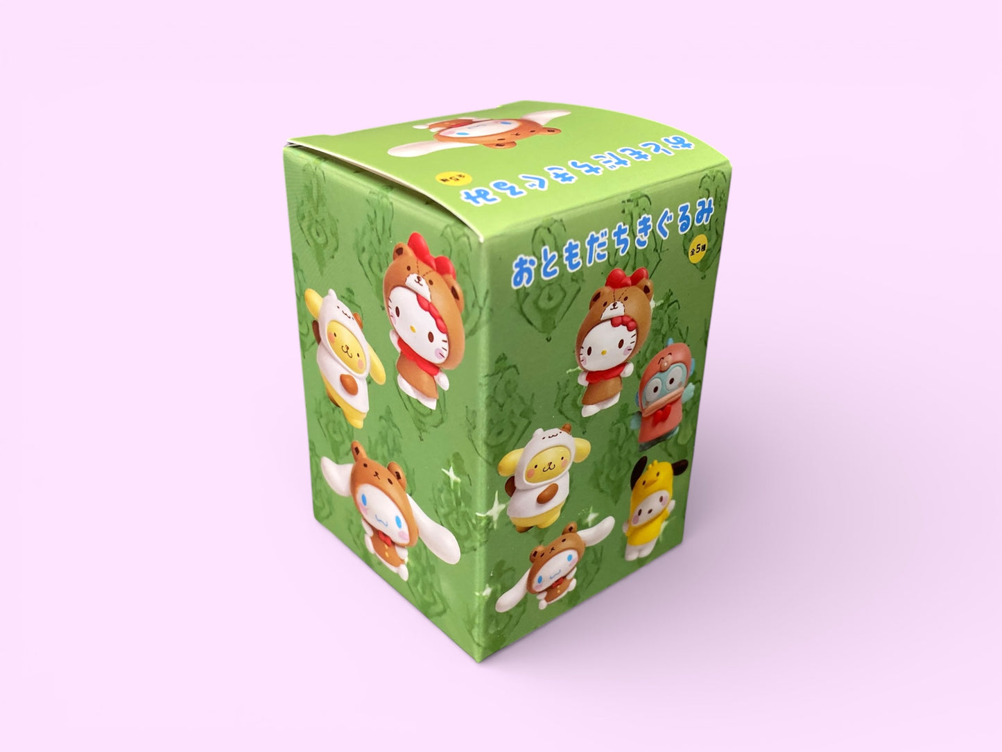 Sanrio Characters Friends Costume Blind Box, Hello Kitty Pompompurin Cinnamoroll Mascot Figure, Gashapon Mini Toy Secret Surprise
