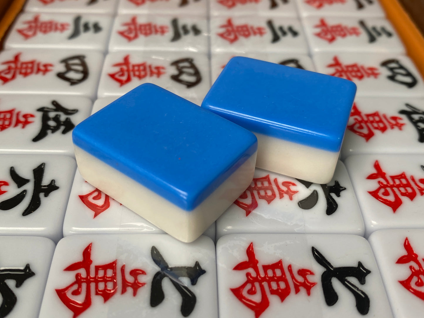 Japanese Riichi MVC Mahjong Set 28mm NOS big