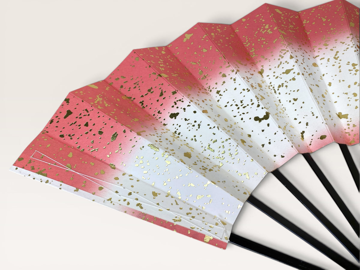 Japanese Sensu Folding Hand Fan with bag 4 Styles