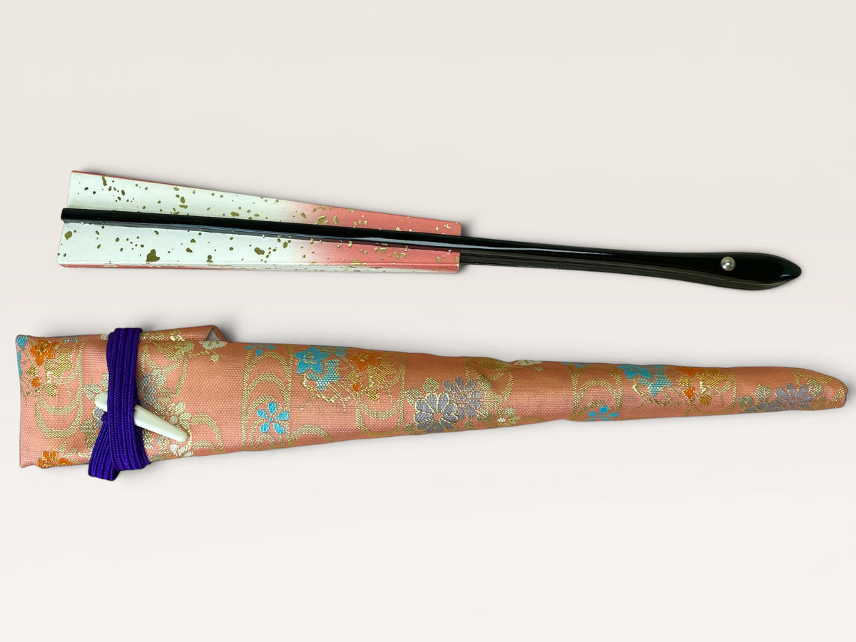 Japanese Sensu Folding Hand Fan with bag 4 Styles