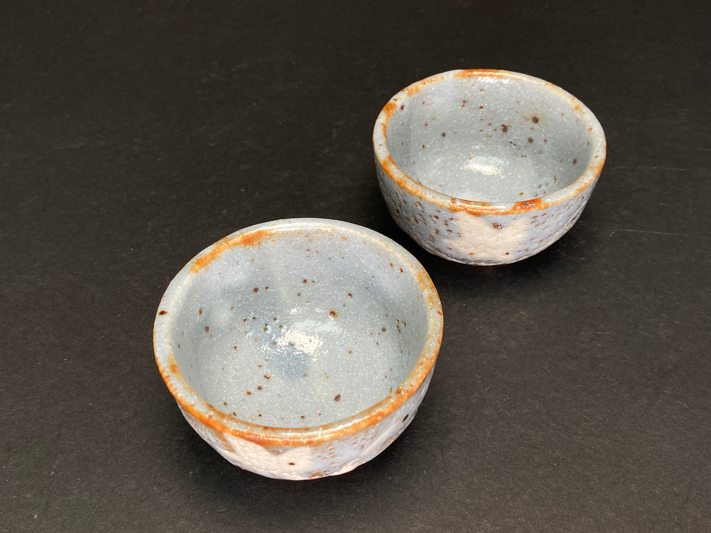 Nezumi Shino Mino Ware Sake Set