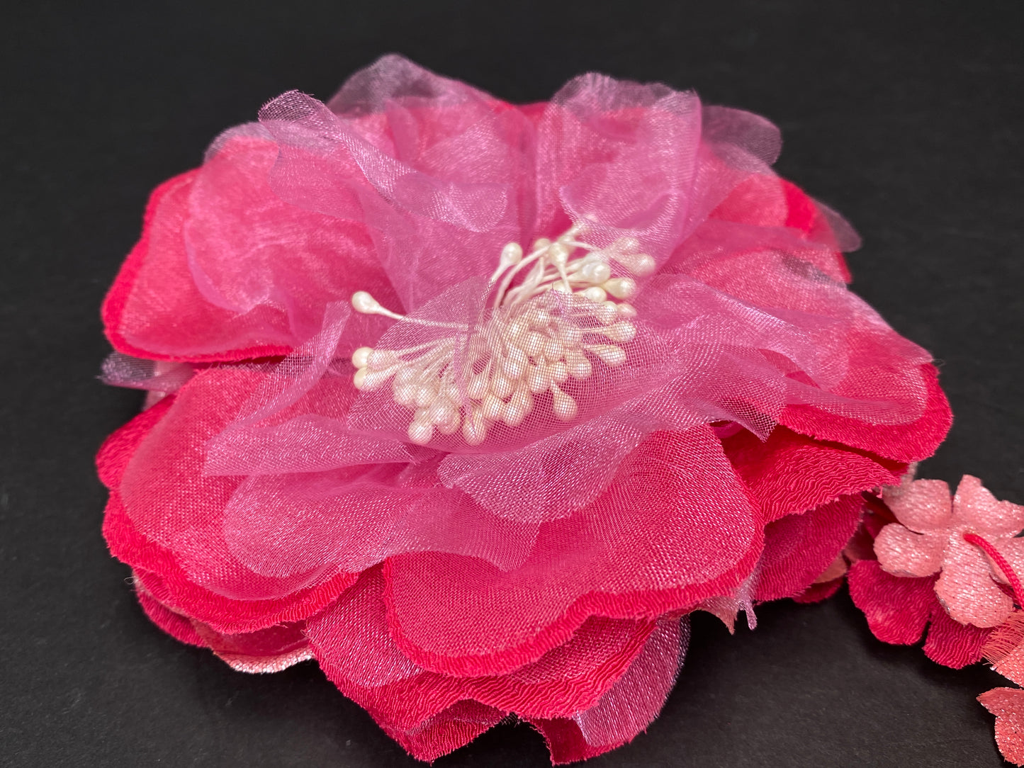 Japanese Hair Ornament Kanzashi kimono Hair clip, Big Flower Hair Ornament, Made in Japan