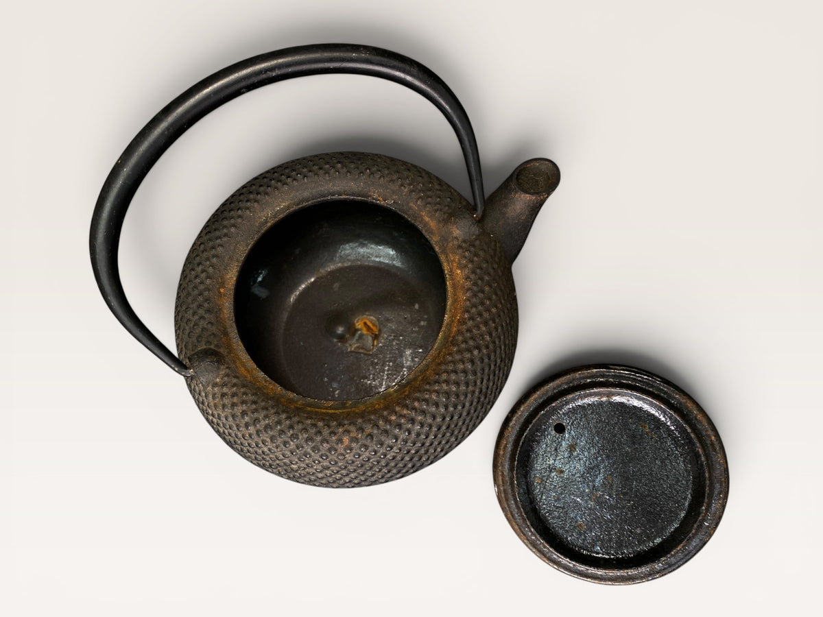 Vintage Nanbu Tekki Cast Iron Teapot Japan