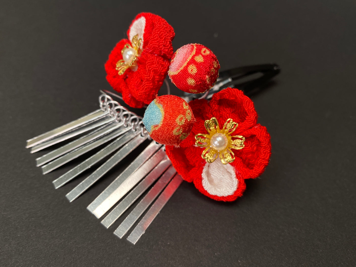 Japanese Kanzashi Fabric Hair Ornaments