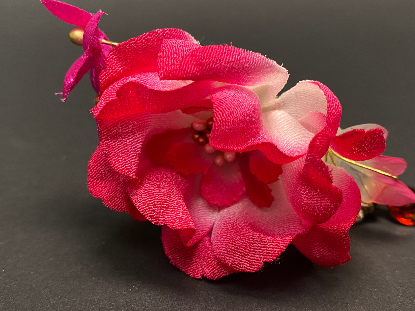 Kanzashi Japanese geisha Hairpin Hair Ornaments Accessories Hair ornament, Ribbons, wedding Kanzashi, Made in Japan