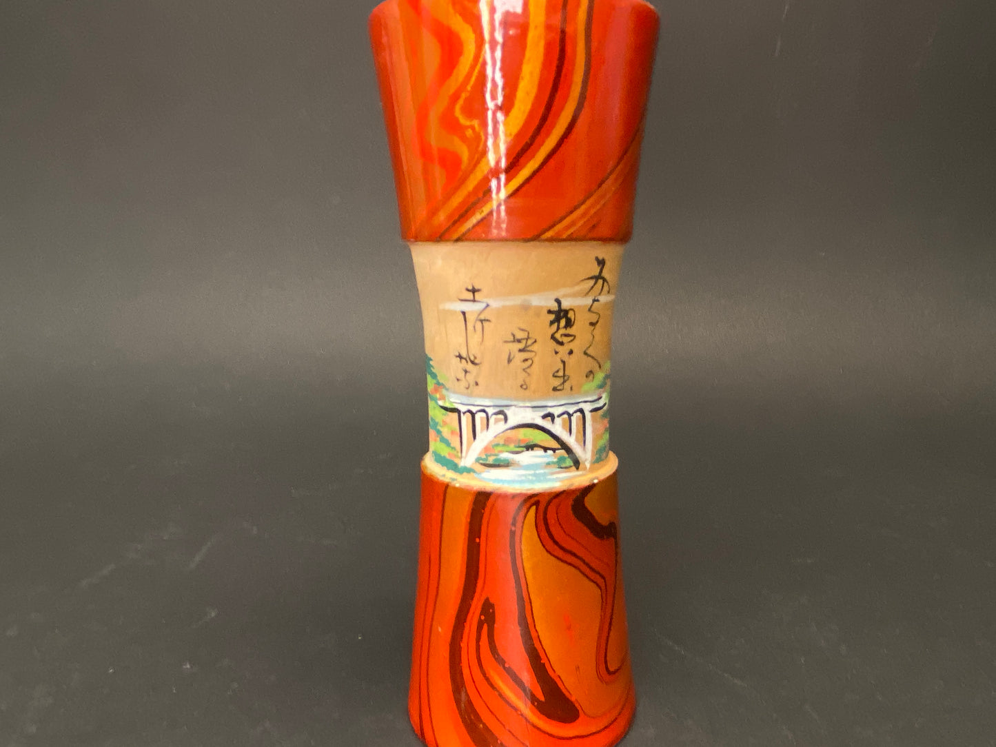 Japanese Kokeshi Dolls, Big Kimono 4 design dolls, Made in Japan, median Size Wooden doll Vintage