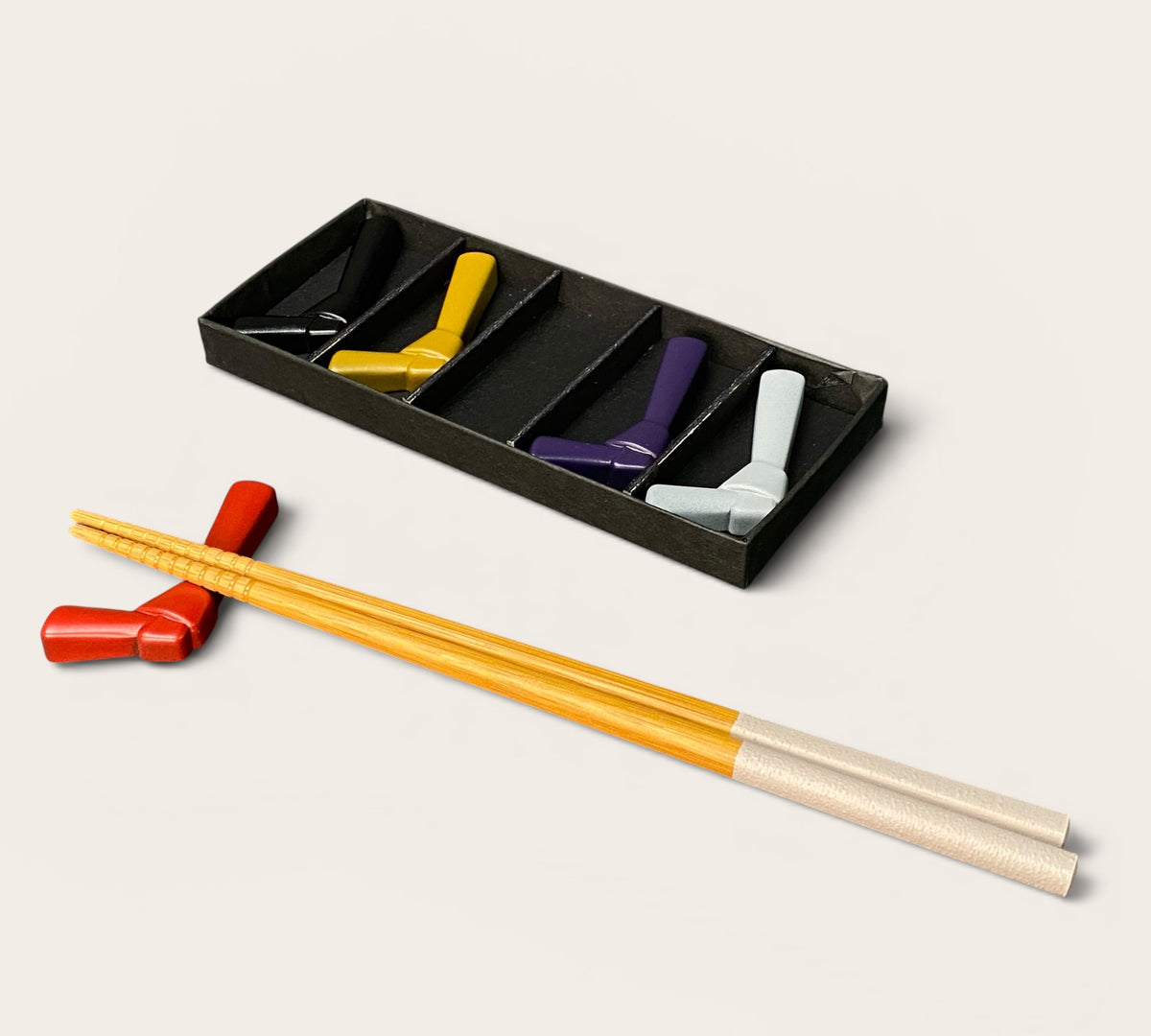 Japanese Origami Ribbon Chopstick Rest Set of 5