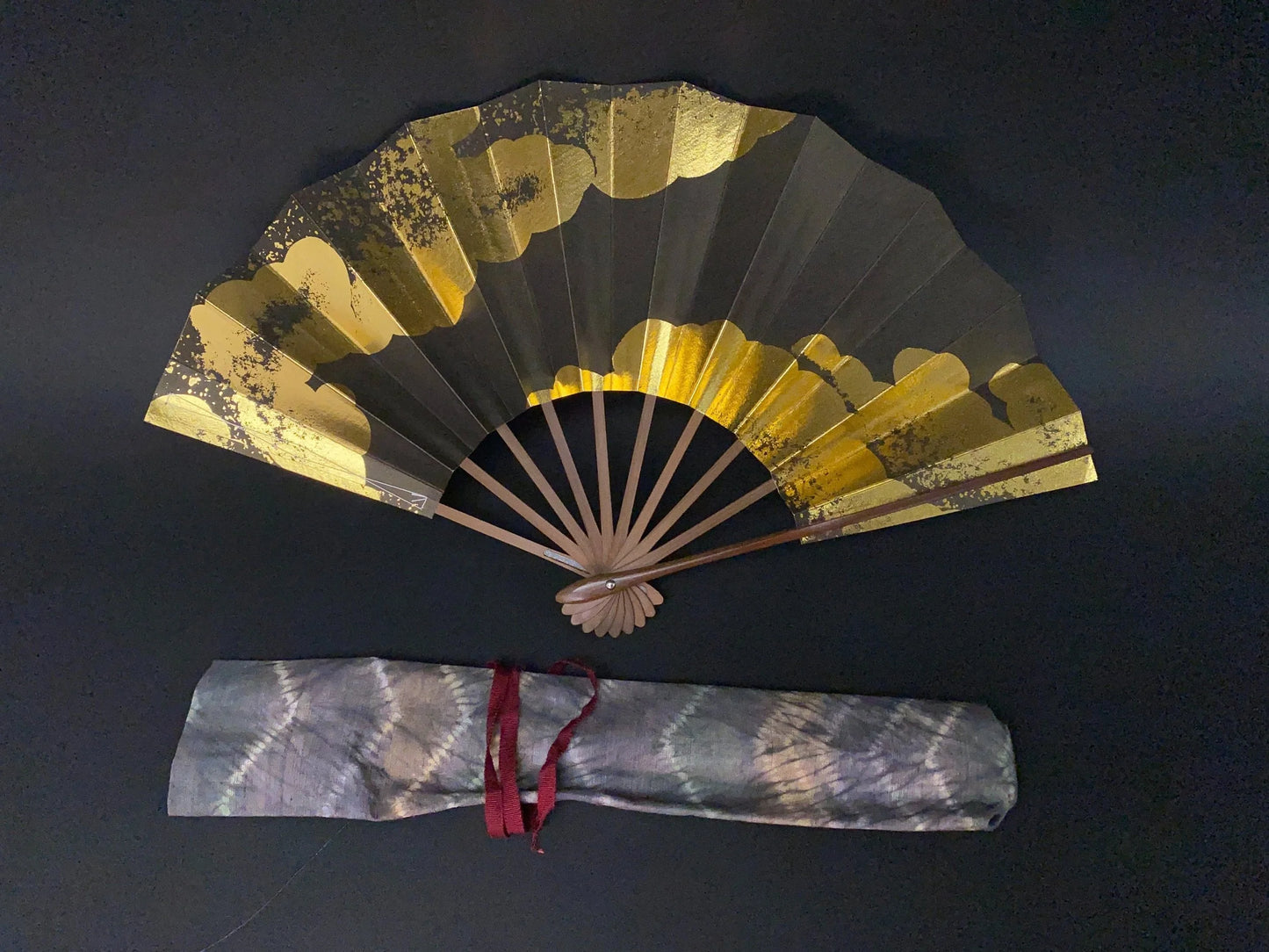 Japanese Folding Fan Traditional Sensu Dance Ougi Stand, Sensu Stand