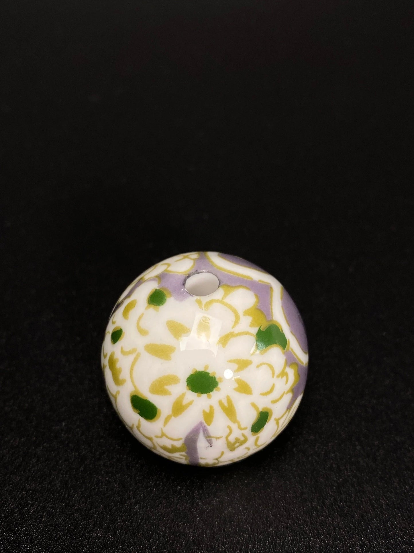 Japan Incense Stick Burner Holder Stand Ceramic with Ball, Cushion Shape