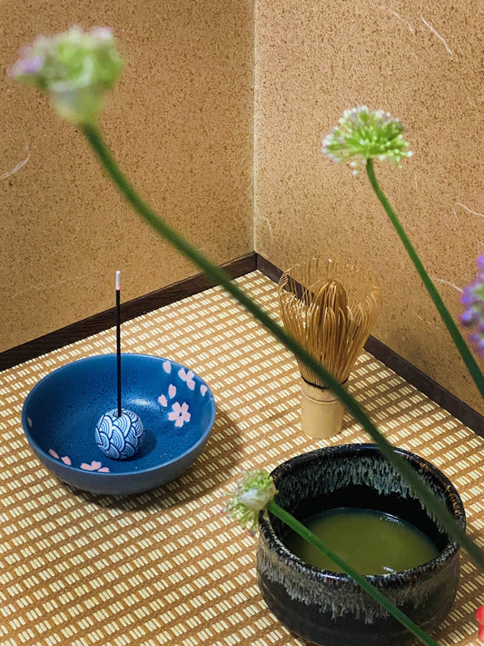 Japanese Ceramic Incense Stick Holder