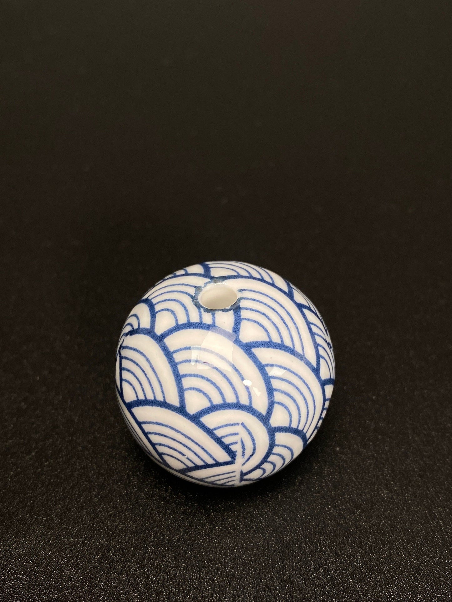 Japan Incense Stick Burner Holder Stand Ceramic with Ball, Cushion Shape
