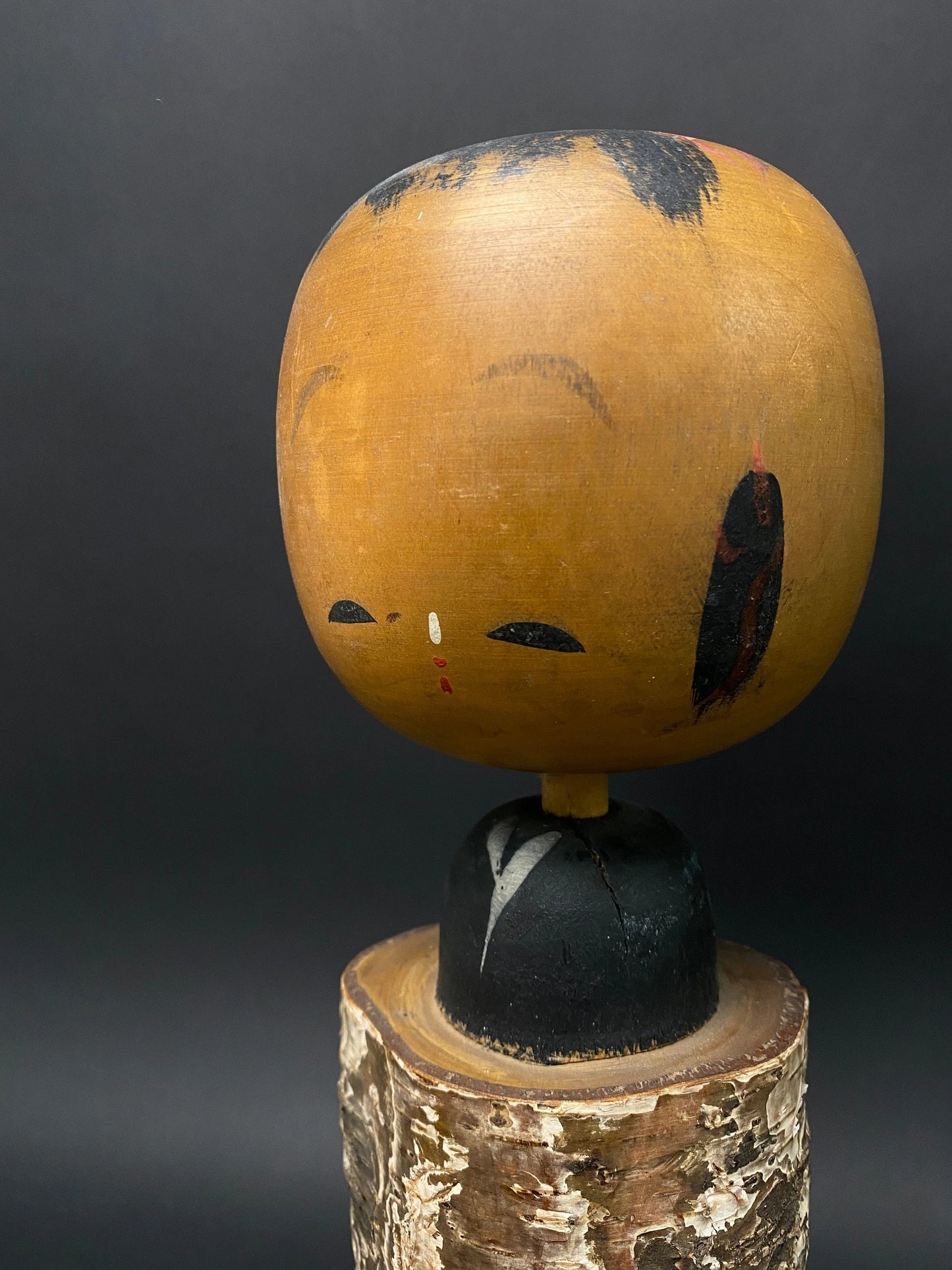 Japanese Huge Naruko Kokeshi Wood Doll H16" Girl Huge Size signed by Kusatsu, Vintage, Made in Japan