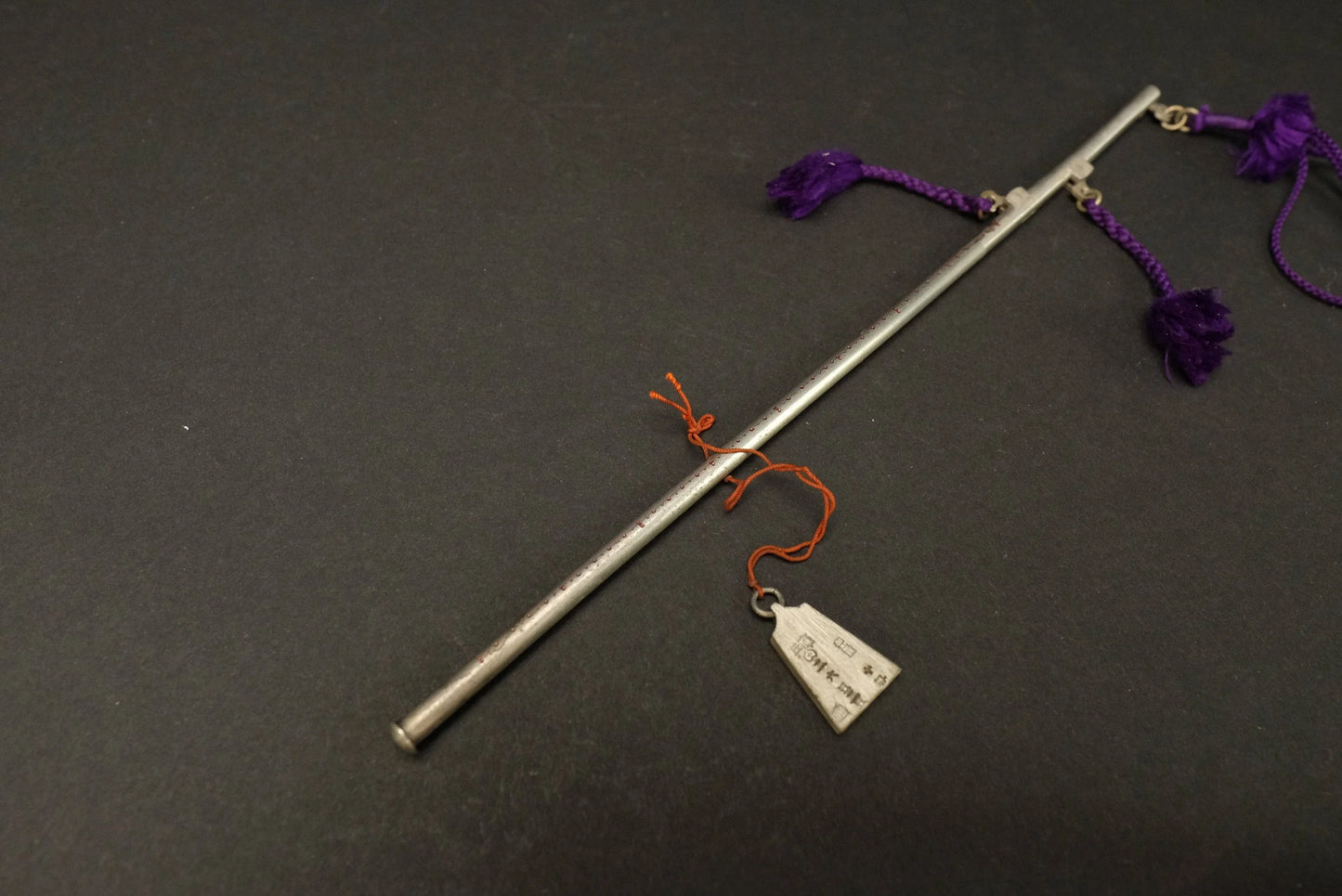 Japanese Antique Hakari Tenbin Balance Scale Meiji Era with Original Wood Case, Hanging Balance Beam, Stick-Scale Set
