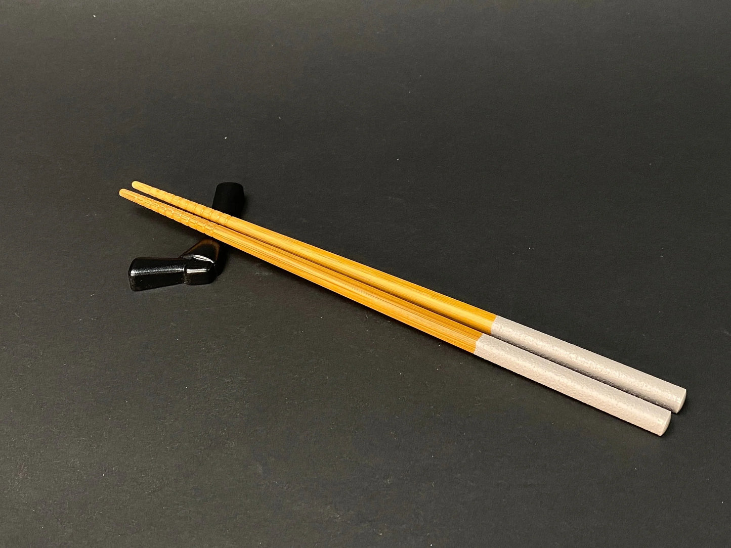 Japanese 5 pcs Chopstick holder, GIFT SET, Knot design, spoon rest, Origami Ribbon 5 color Ceramic Ginsai, Tableware, Made in Japan