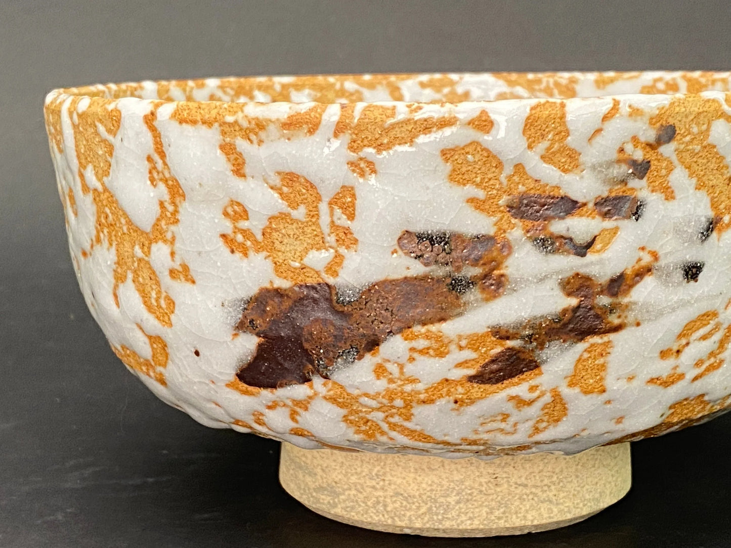 Shino Yaki Bowl by Kiyoyama: Japanese Pottery, Wabi-Sabi Decor with Co-Box