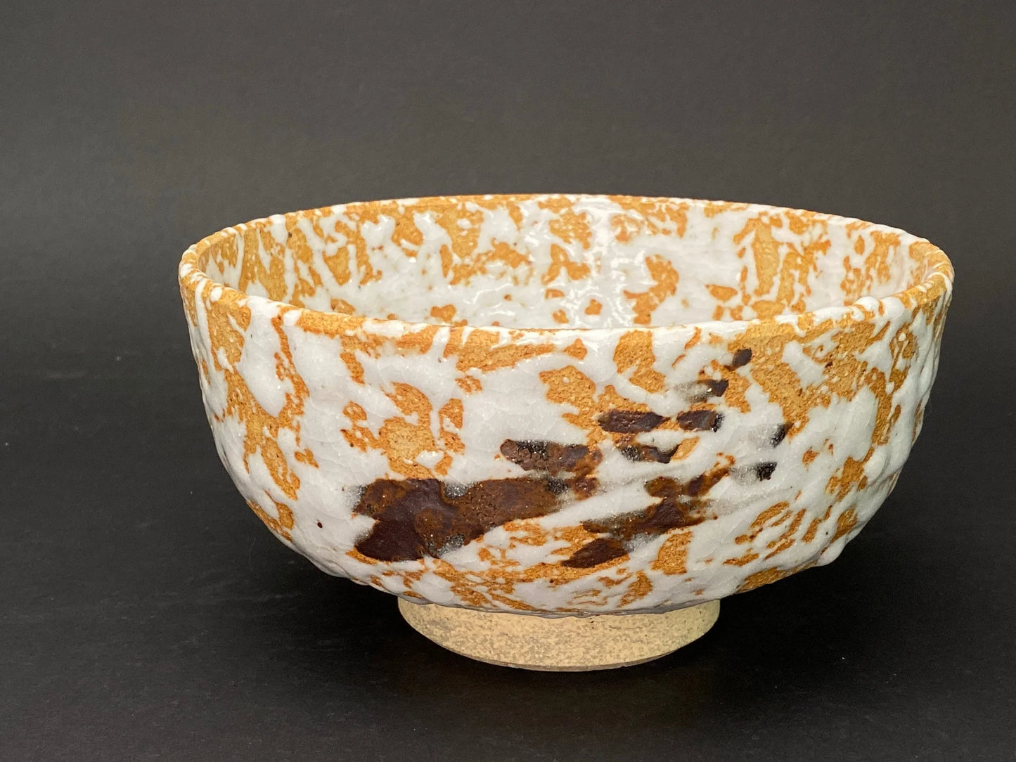Shino Yaki Bowl by Kiyoyama: Japanese Pottery, Wabi-Sabi Decor with Co-Box