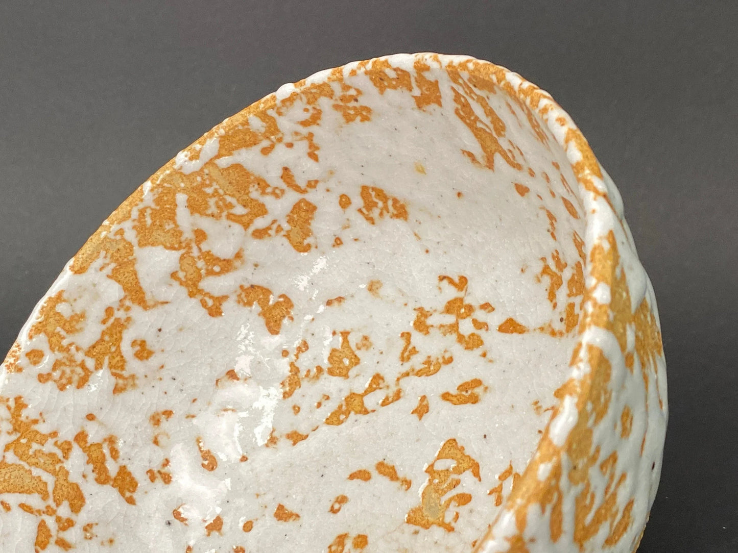 Shino Yaki Bowl by Kiyoyama: Japanese Pottery, Wabi-Sabi Decor with Co-Box
