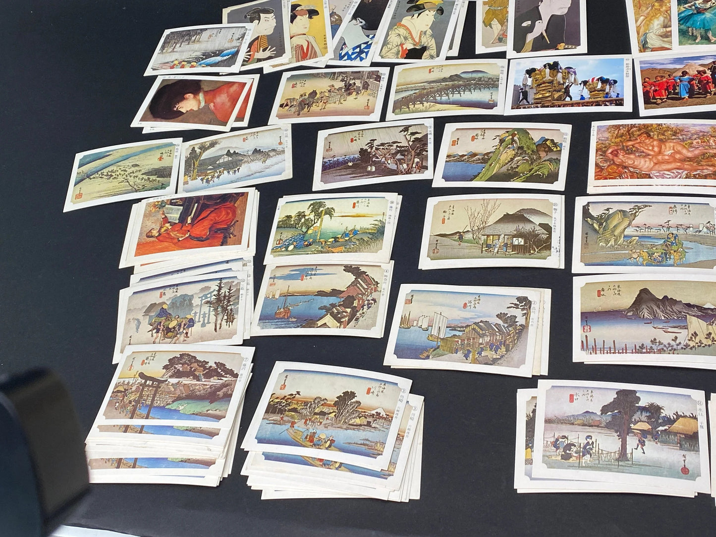 Japanese Ukiyoe Vintage Card w/stamp Single Pack 5 in 1 Pk Random Blind bag
