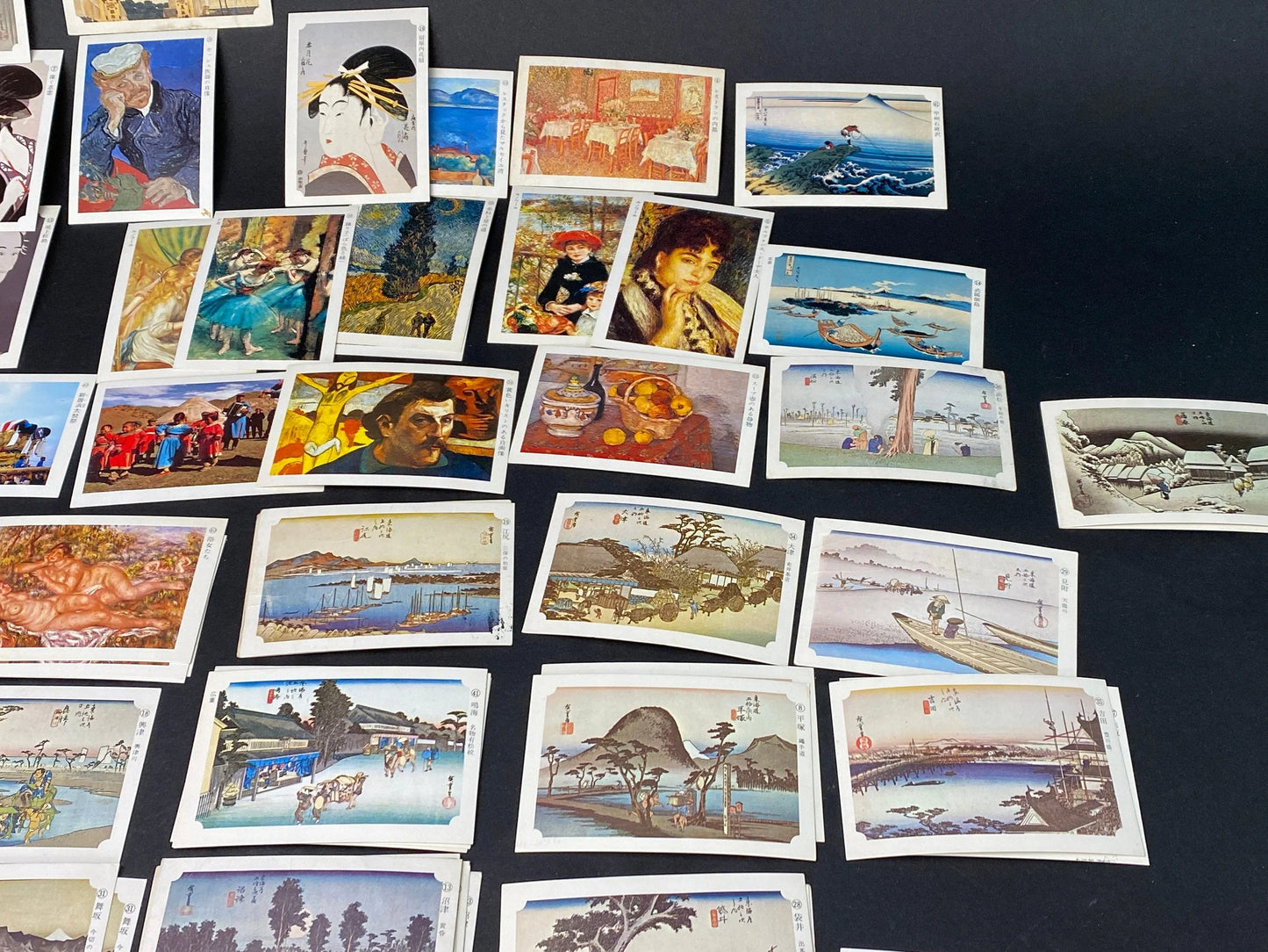 Japanese Ukiyoe Vintage Card w/stamp Single Pack 5 in 1 Pk Random Blind bag