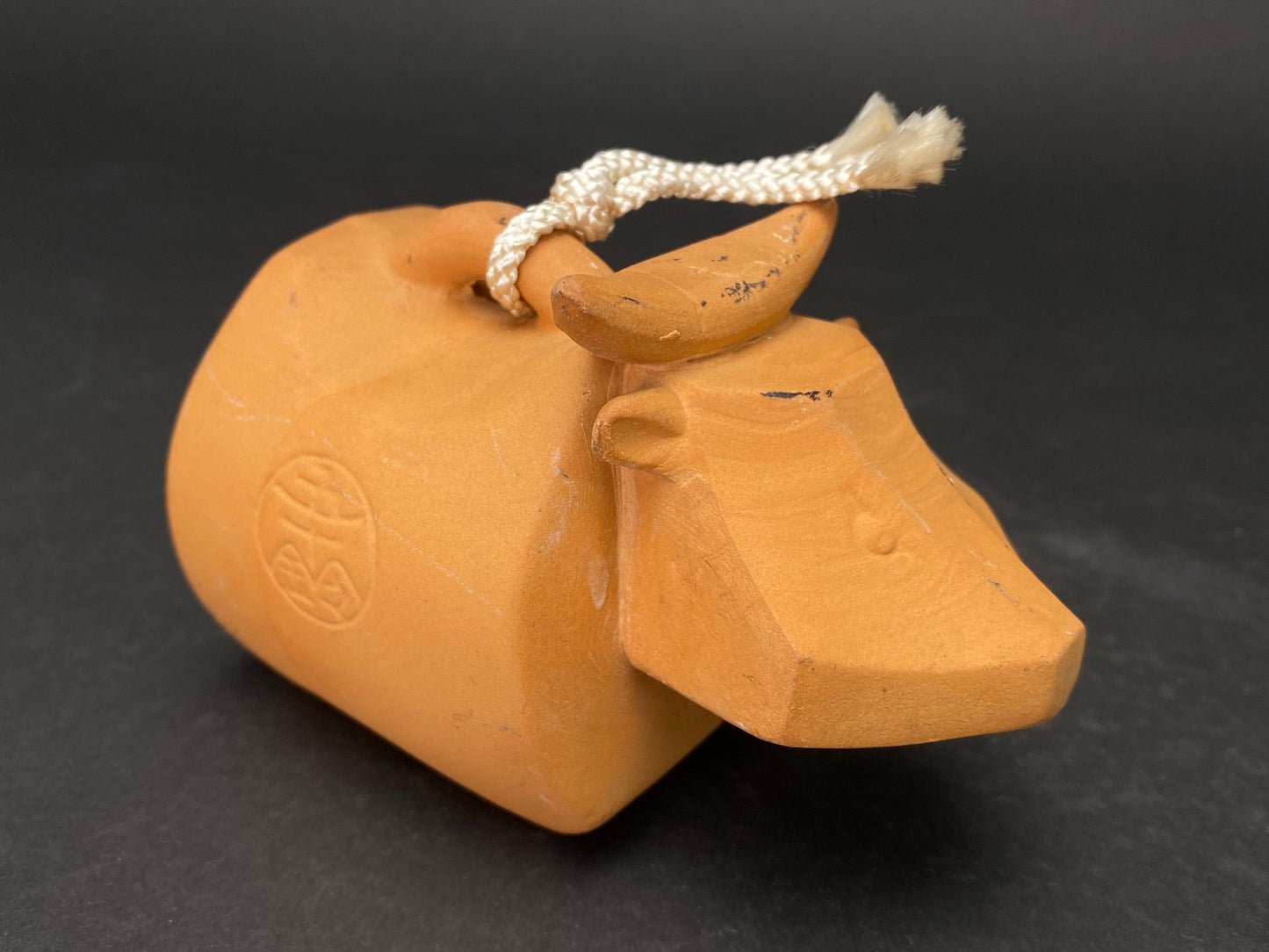 Japanese Clay Bell Dorei, Zodiac animal Ceramic Doll, hand Bell, Zodiac Animal, Ceramic Dorei, Tree ornament