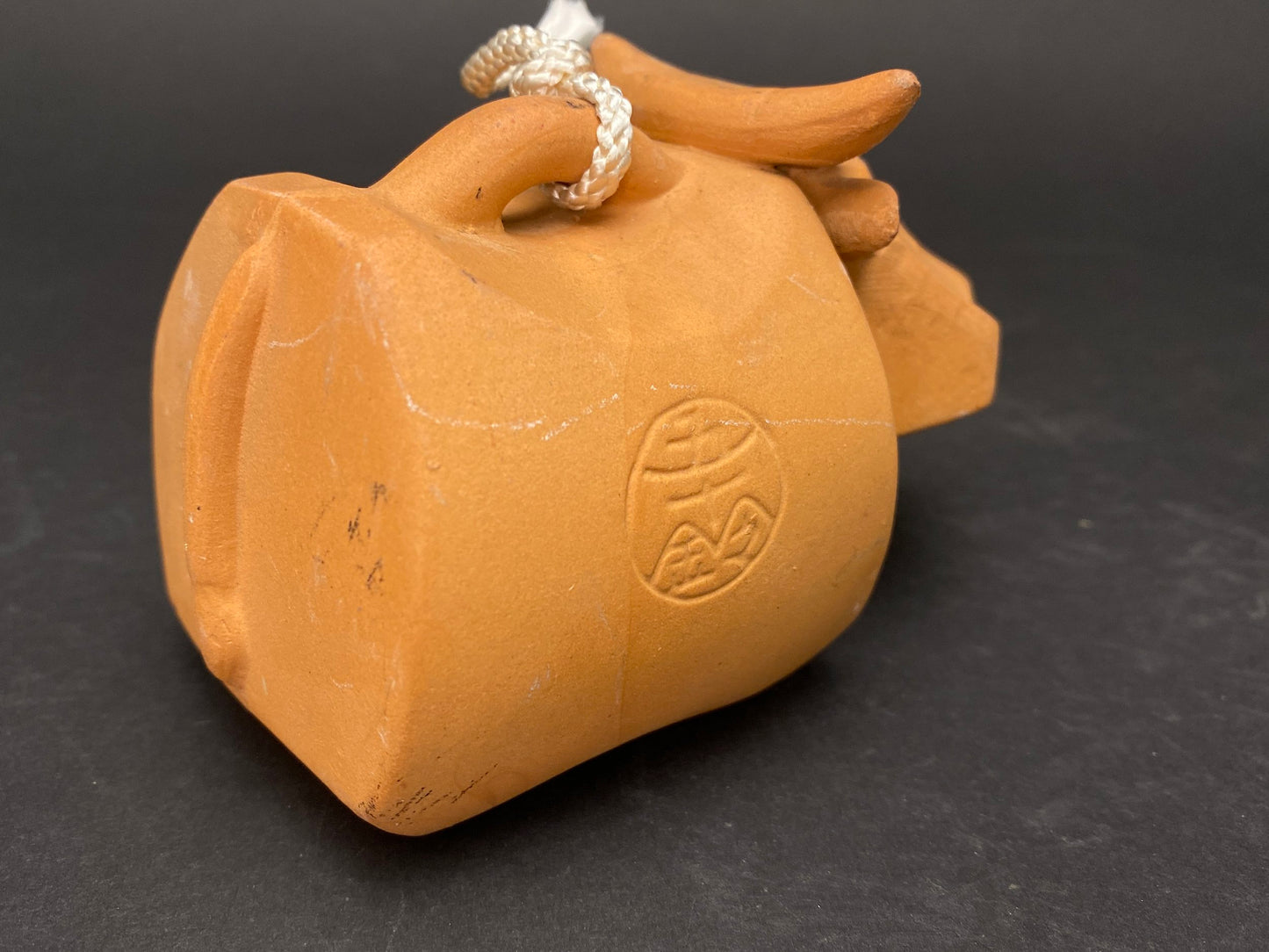 Japanese Clay Bell Dorei, Zodiac animal Ceramic Doll, hand Bell, Zodiac Animal, Ceramic Dorei, Tree ornament
