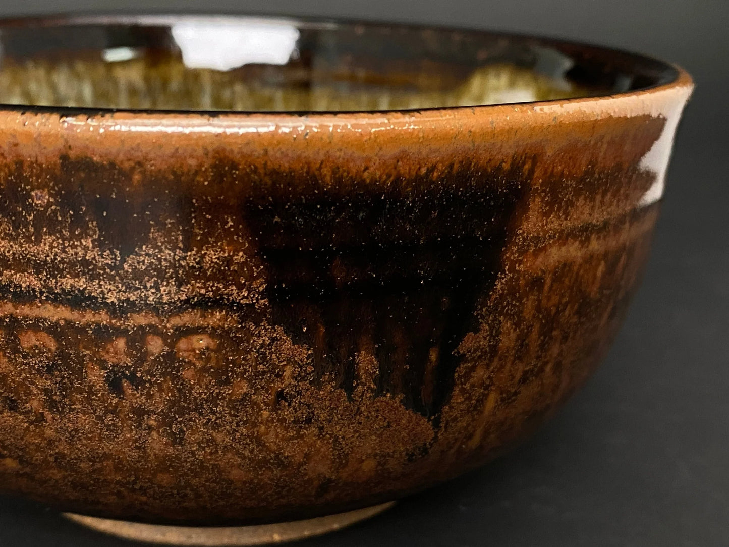 Japanese Tea Bowl, Chawan Tea ceremony, Wabi Sabi, Art Pottery, ash glaze