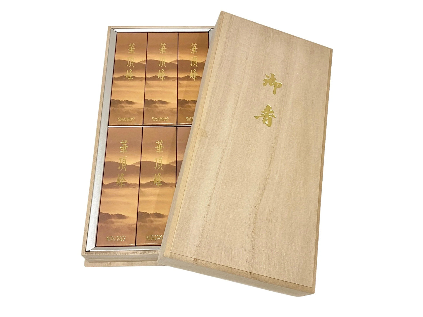 Nippon Kodo popular Hamaya Incense Sticks Kachoho, Japanese High-class Pack of 6 original w/gift wooden box