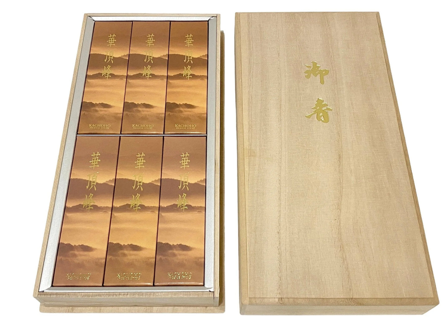 Nippon Kodo popular Hamaya Incense Sticks Kachoho, Japanese High-class Pack of 6 original w/gift wooden box