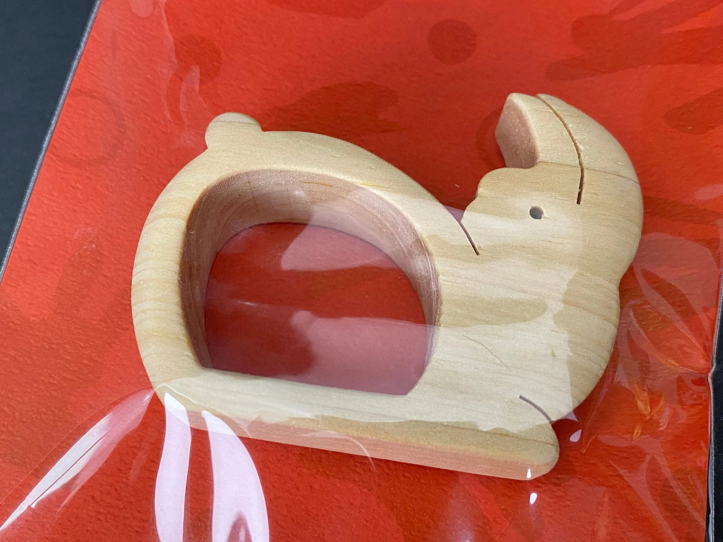 Japanese zodiac Rabbit Figurine, Napkin Holder, Rabbit Wooden Prayer Board, Year of the Rabbit Ornaments,