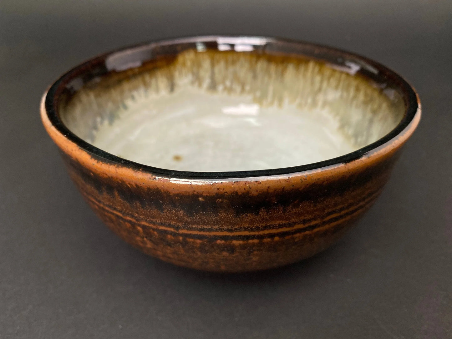 Japanese Tea Bowl, Chawan Tea ceremony, Wabi Sabi, Art Pottery, ash glaze