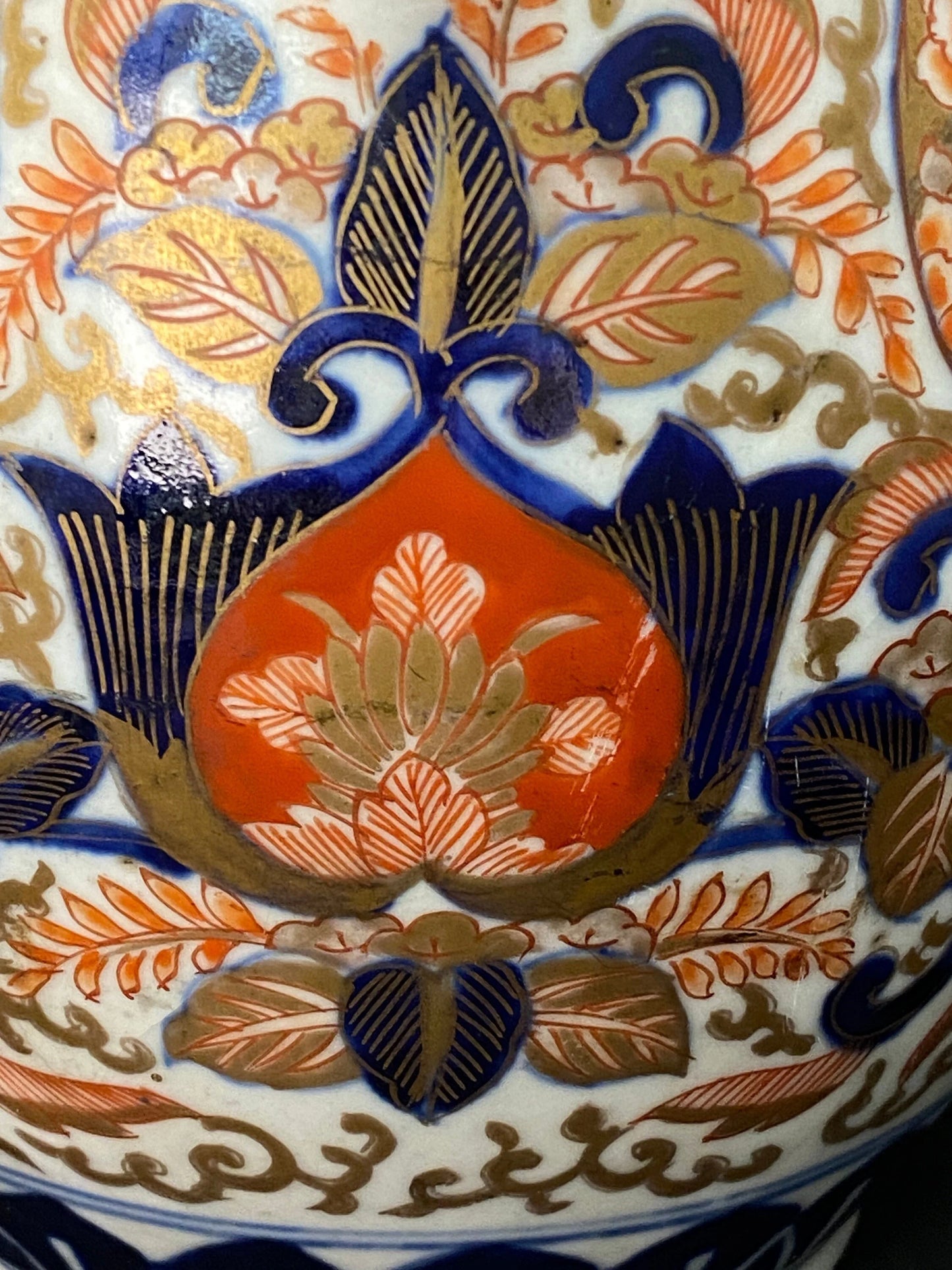 Japanese Antique Imari Vases In Gourd form, Porcelain Ikebana Flower Gorgeous Pattern, From Japan Auction