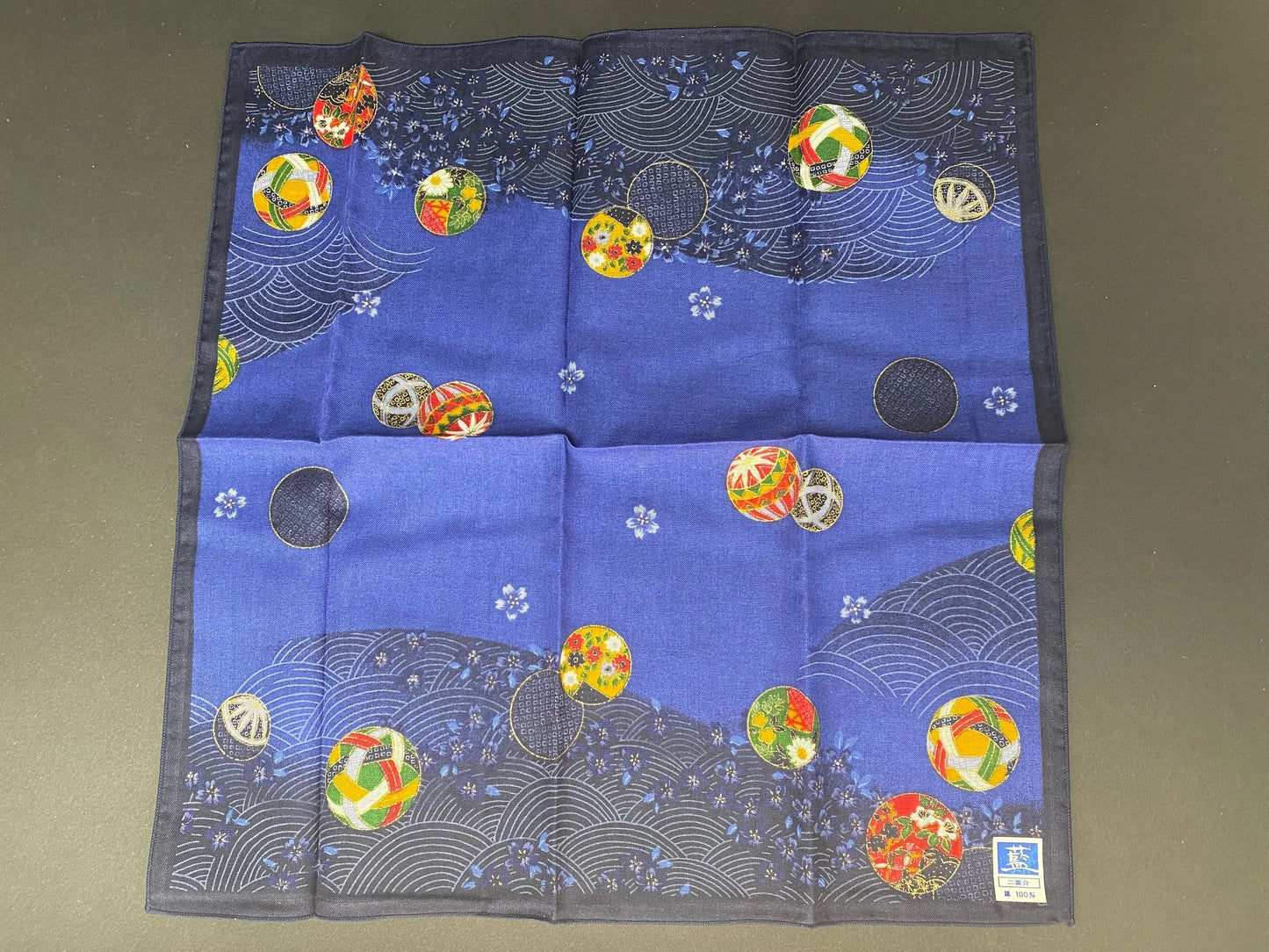 Fukusa Cotton Japanese Kerchief！Tea Ceremony Cloth High-Class, blue, purple, red fabric, Open Box Vtg 6options, rabbit, flower, cat