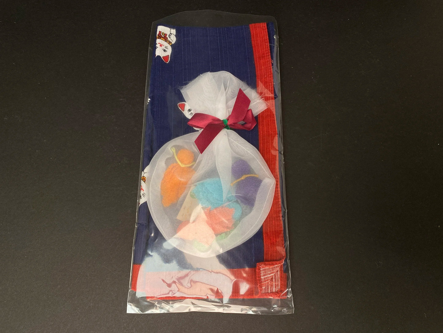 Fukusa Cotton Japanese Kerchief！Tea Ceremony Cloth High-Class, blue, purple, red fabric, Open Box Vtg 6options, rabbit, flower, cat