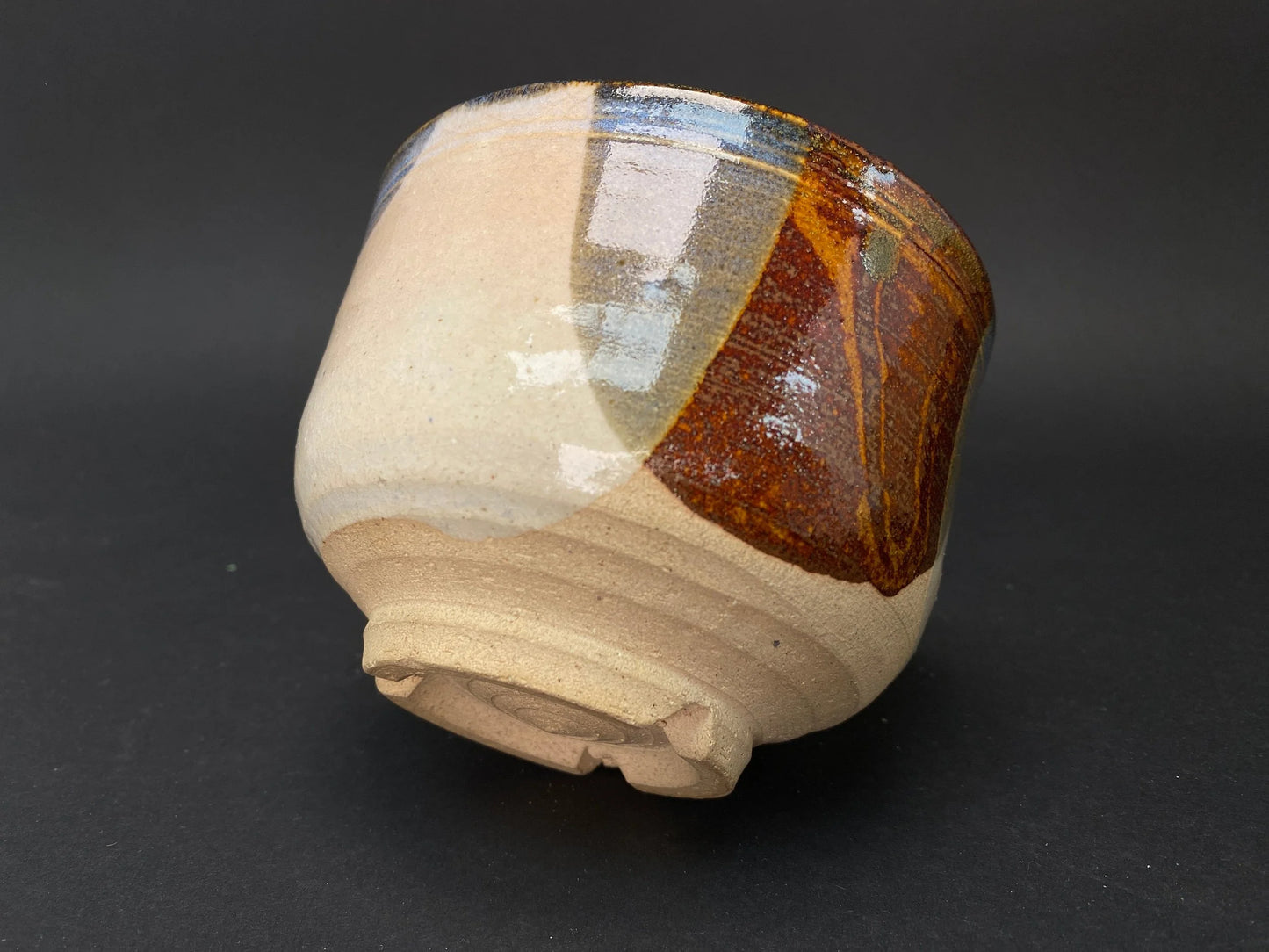 Nagayama kiln Chawan, gift box, Tea Bowl signed with wooden box, Tea Utensil, Zodiac pig, with Wooden box