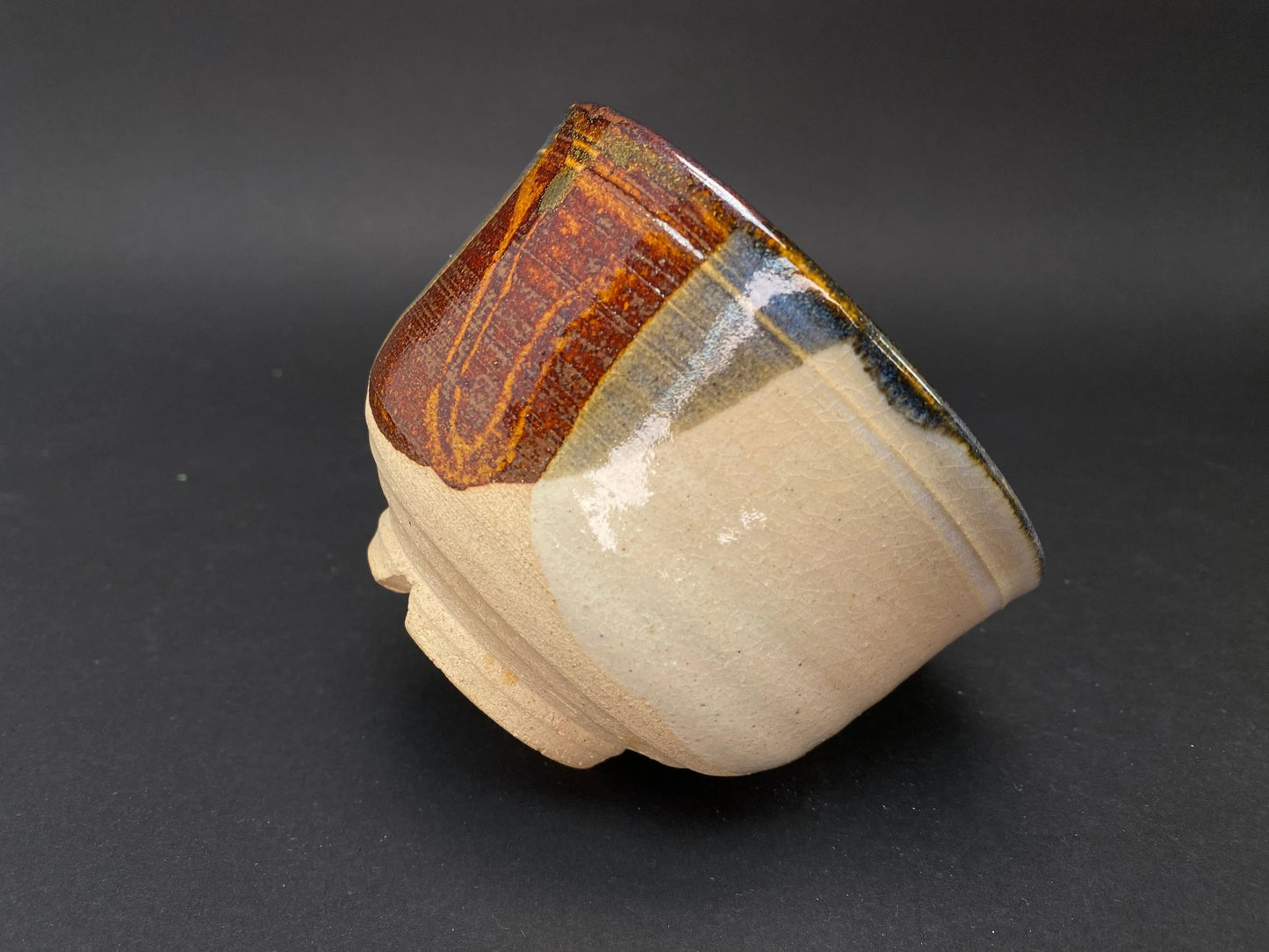 Nagayama kiln Chawan, gift box, Tea Bowl signed with wooden box, Tea Utensil, Zodiac pig, with Wooden box
