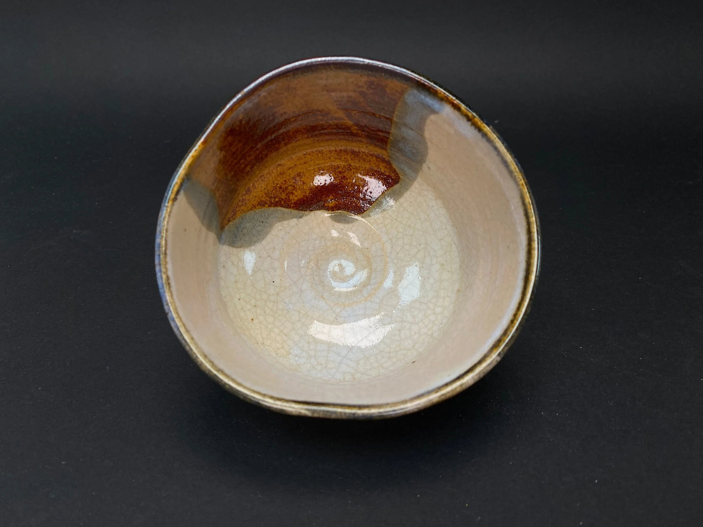 Nagayama kiln Chawan, gift box, Tea Bowl signed with wooden box, Tea Utensil, Zodiac pig, with Wooden box