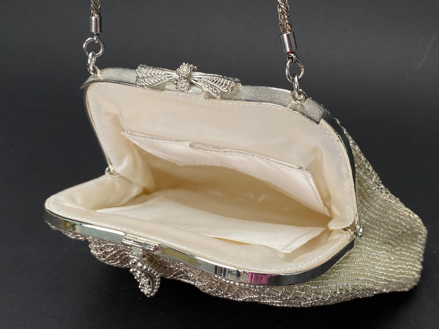 Japanese Beaded Evening Bag, 4 styles of Crystals Pattern clutch For Kimono, Vtg bag, Wedding, Celebration, Formal Party