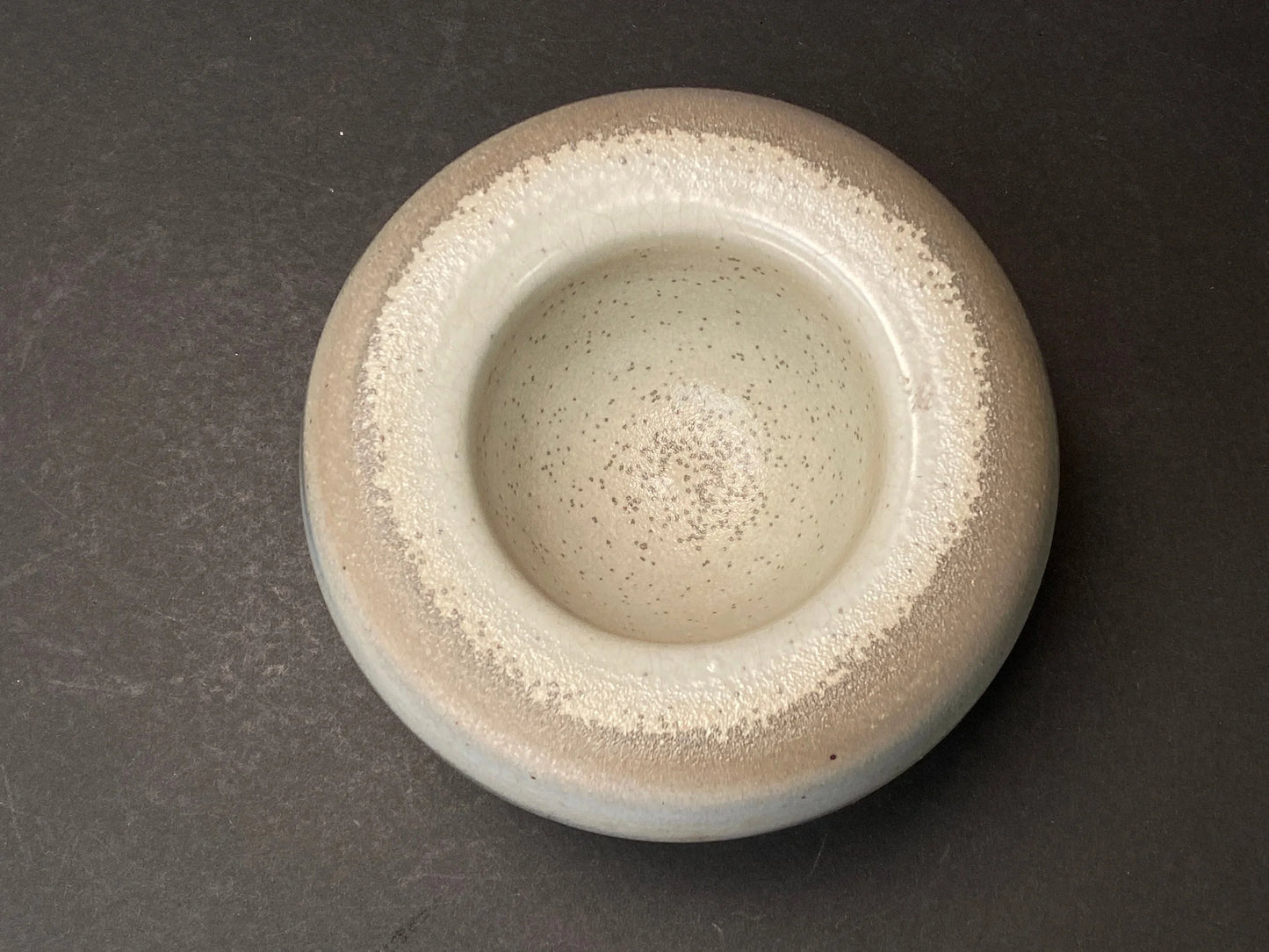 Japanese Artisan High Foot Pottery Bowl