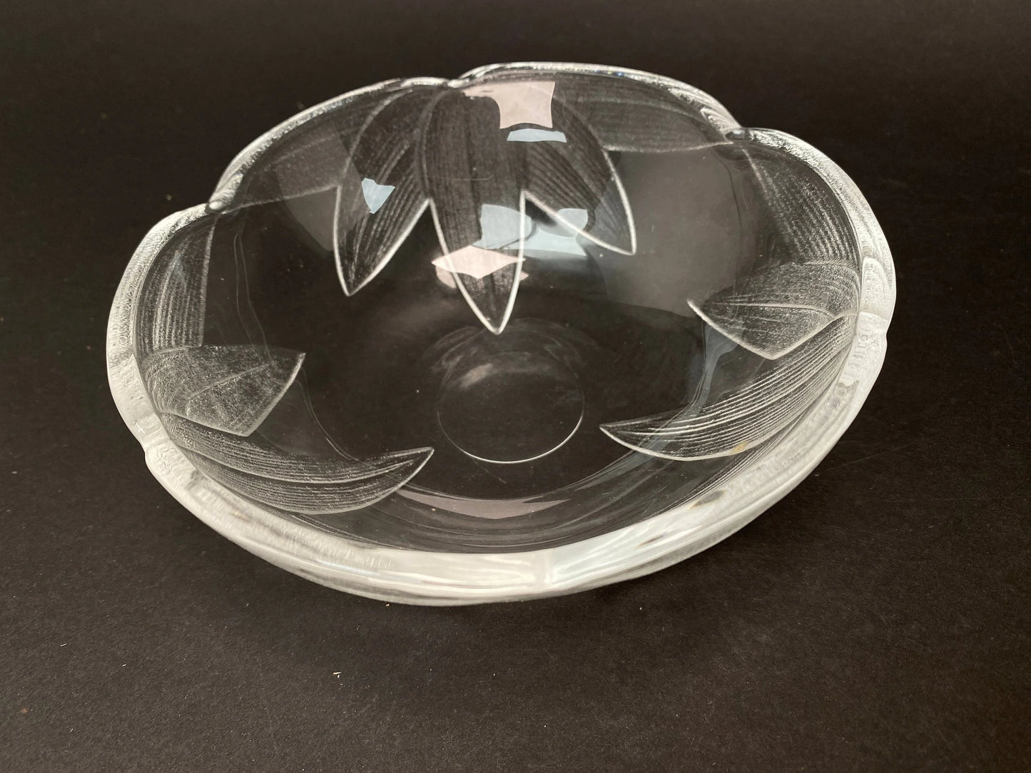 Japanese PAIR of Glass Bowls, dessert Bowls, Snack Bowls Unbox Dia 5.5", OPEN BOX, Made in Japan