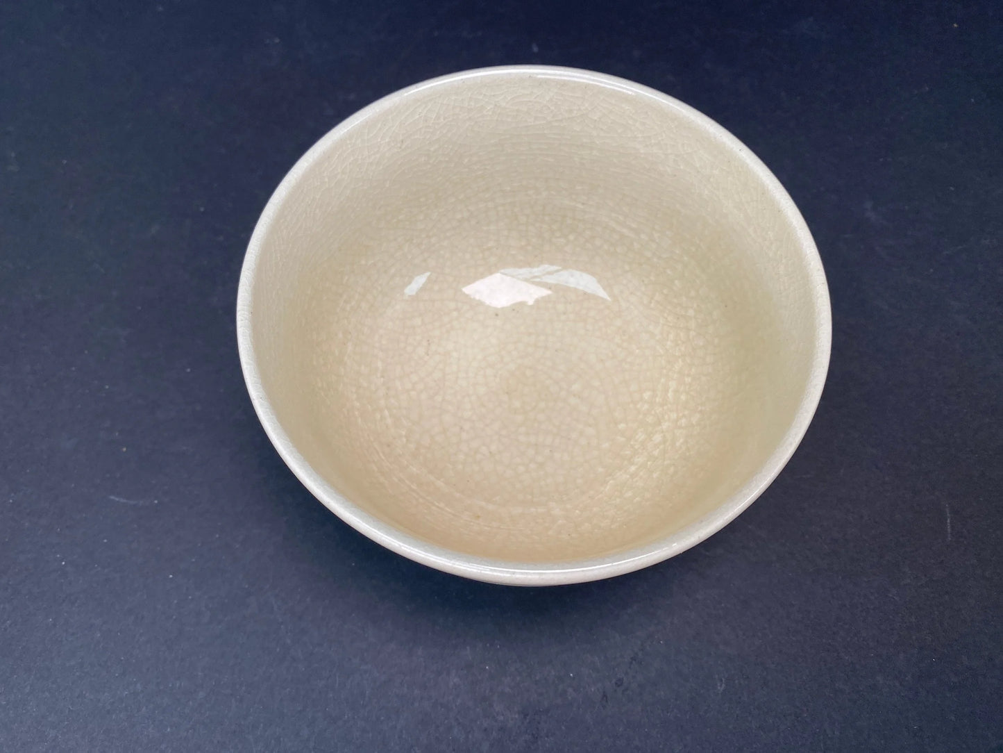 Kurita Yaki Matcha Bowl Maple Leaf Chawan