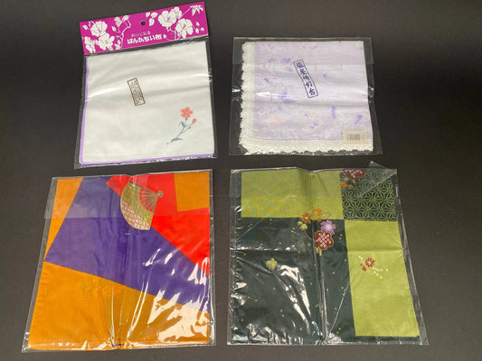 Fukusa Cotton Japanese square Kerchief, Japanese High-Class Cloth Kimono Fabric, Open Box