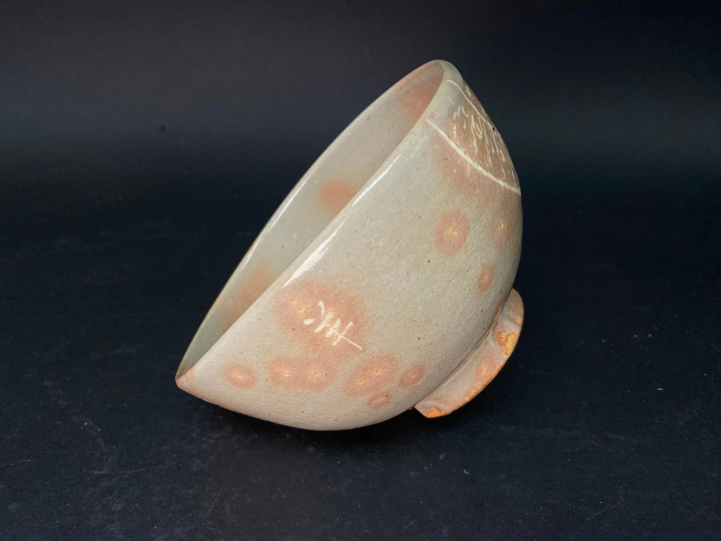 Hagi Ware Matcha Bowl: Signed Japanese Tea Ceremony Chawan with Box !！
