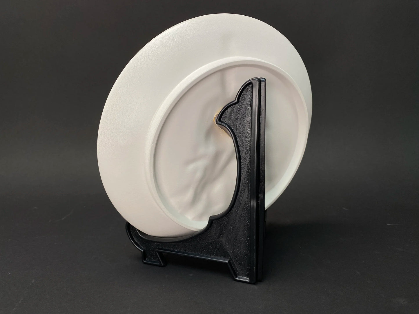 Jingu Dance Trinket Dish Decor Bowl, w/stand and original gift box, 3D, made in Japan, sculptured！