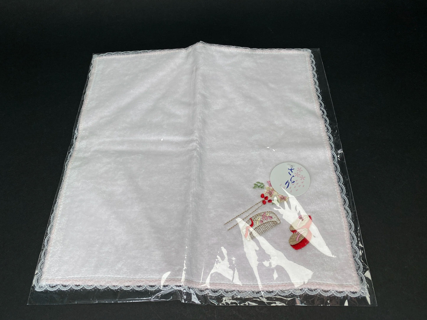 Fukusa Cotton Japan square Kerchief & Bag, High-Class Cloth Kimono Fabric, towel, NEW Open Box, Hyakunin Isshu Karuta pattern