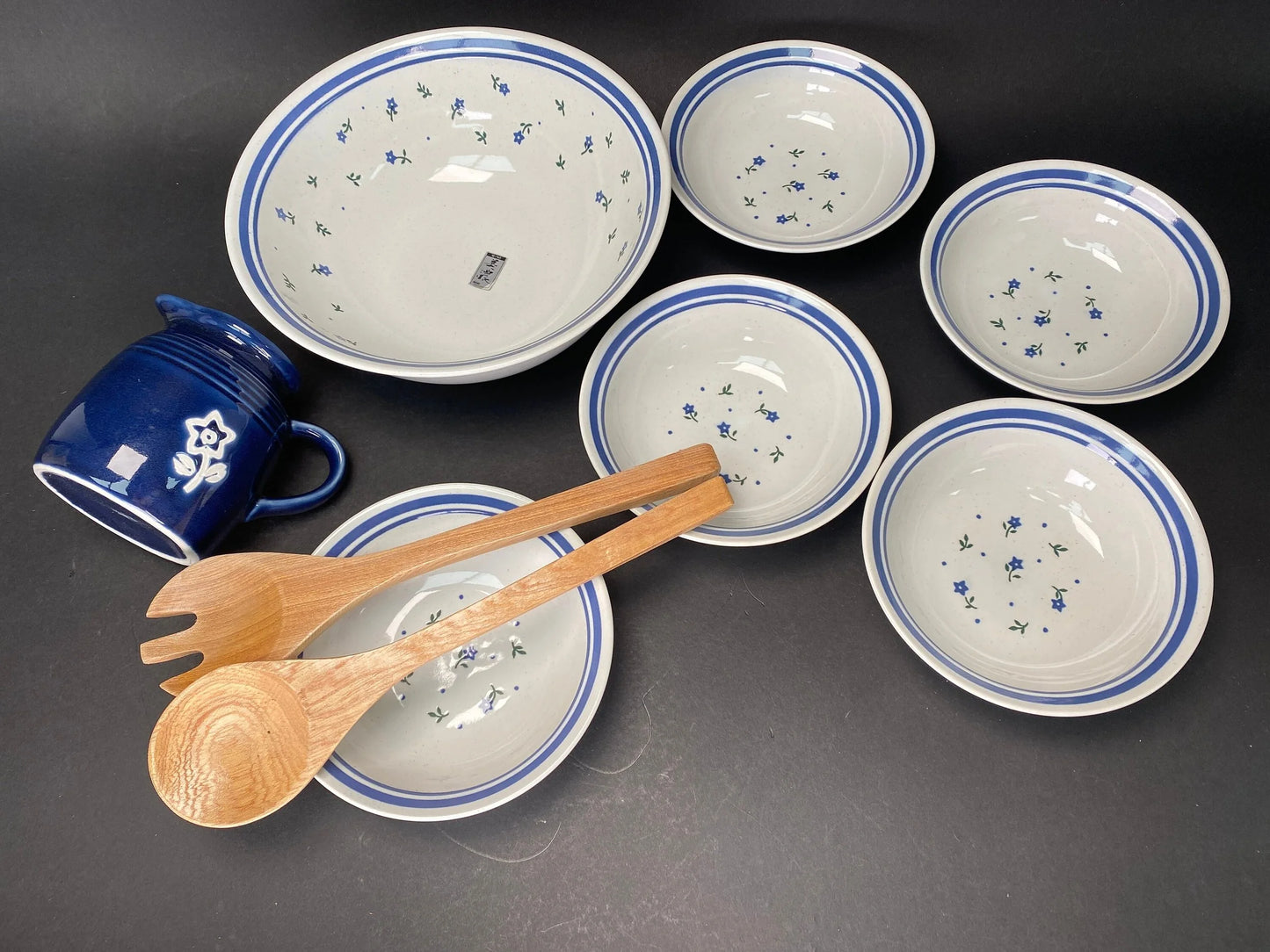 Mino Yaki 9-Piece Porcelain Bowl Set