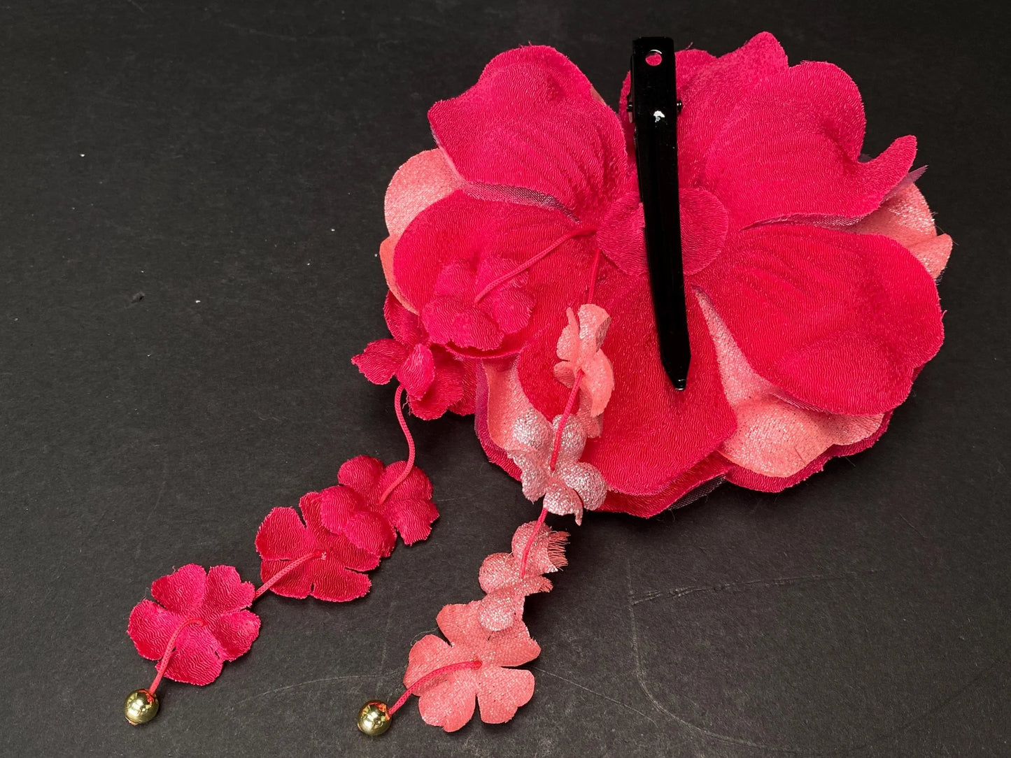 Japanese Hair Ornament Kanzashi kimono Hair clip, Big Flower Hair Ornament, Made in Japan